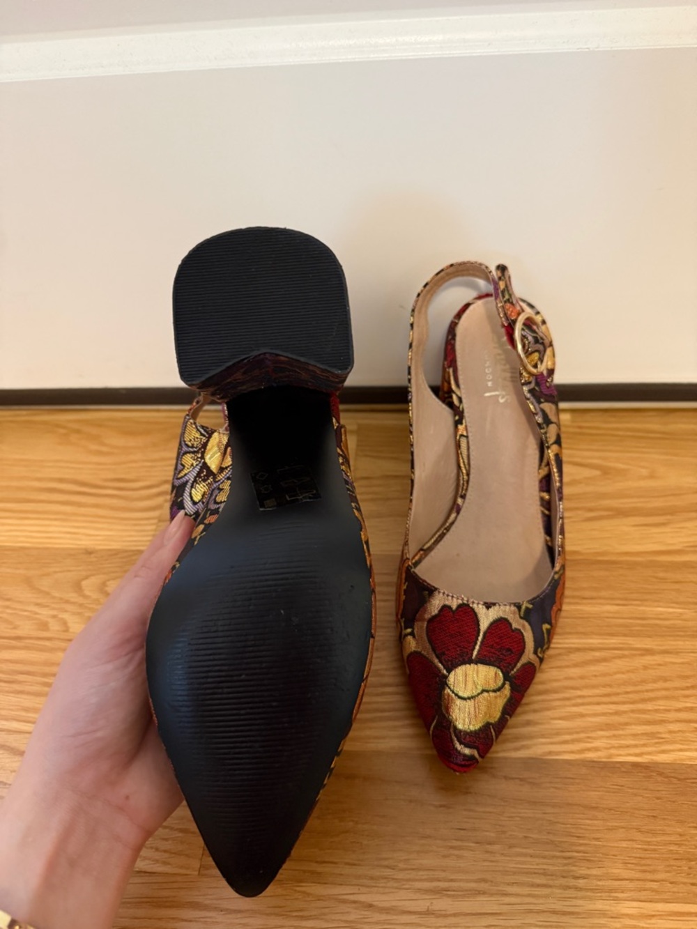 Shelly’s London Floral Slingback - Picture 3 of 3
